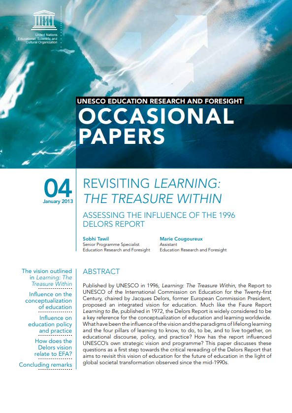 Revisiting『Learning: the Treasure Within』: assessing the influence of the 1996 Delors Report