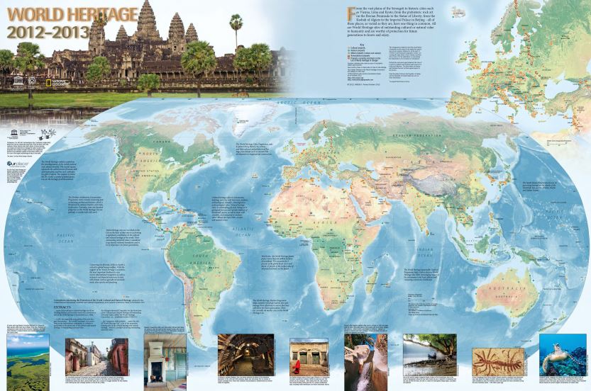 World Heritage Map 2012-2013