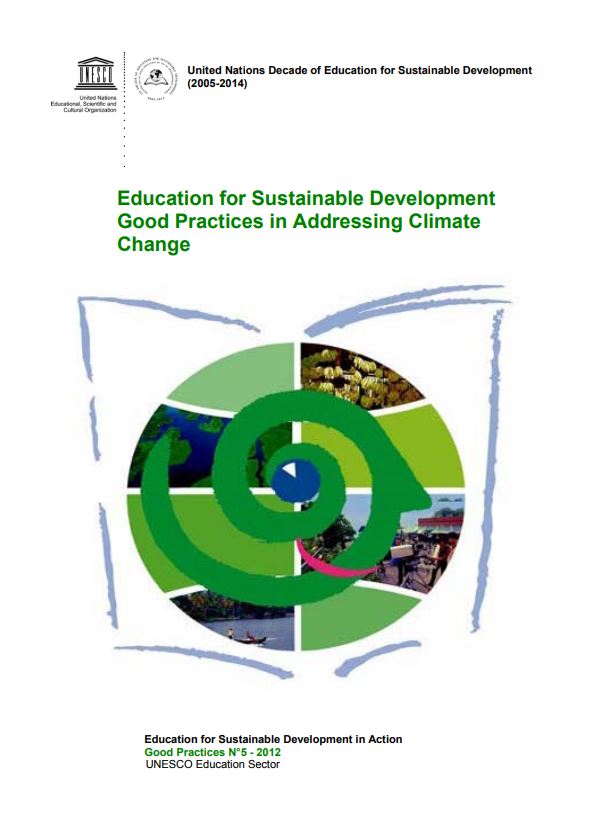 Education for sustainable development: good practices in addressing climate change