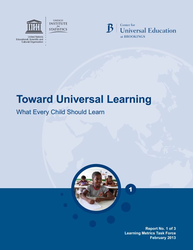 Toward universal learning: what every child should learn