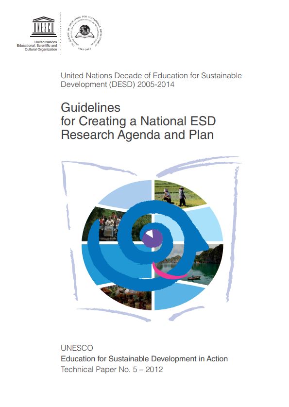 Guidelines for creating a national ESD research agenda and plan