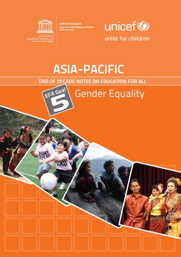 The end of decade notes on EFA goal 5: gender equality
