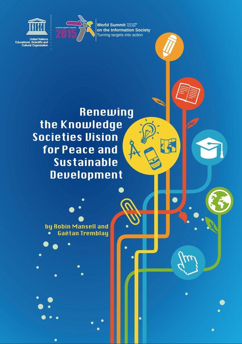 Renewing the knowledge societies vision for peace and sustainable development