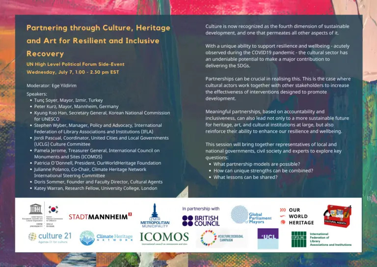 HLPF Culture Side-Event Poster